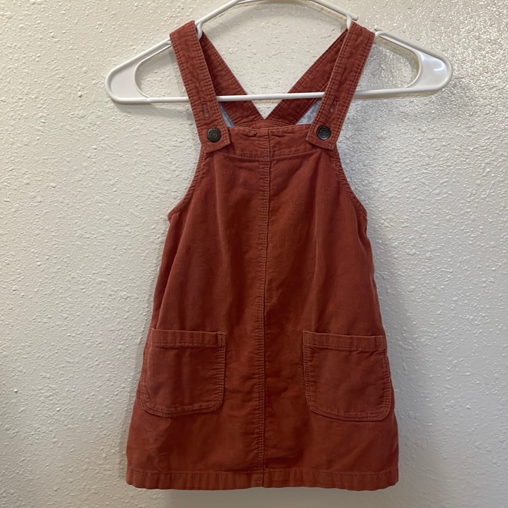 Dusty Pink Overall Dress